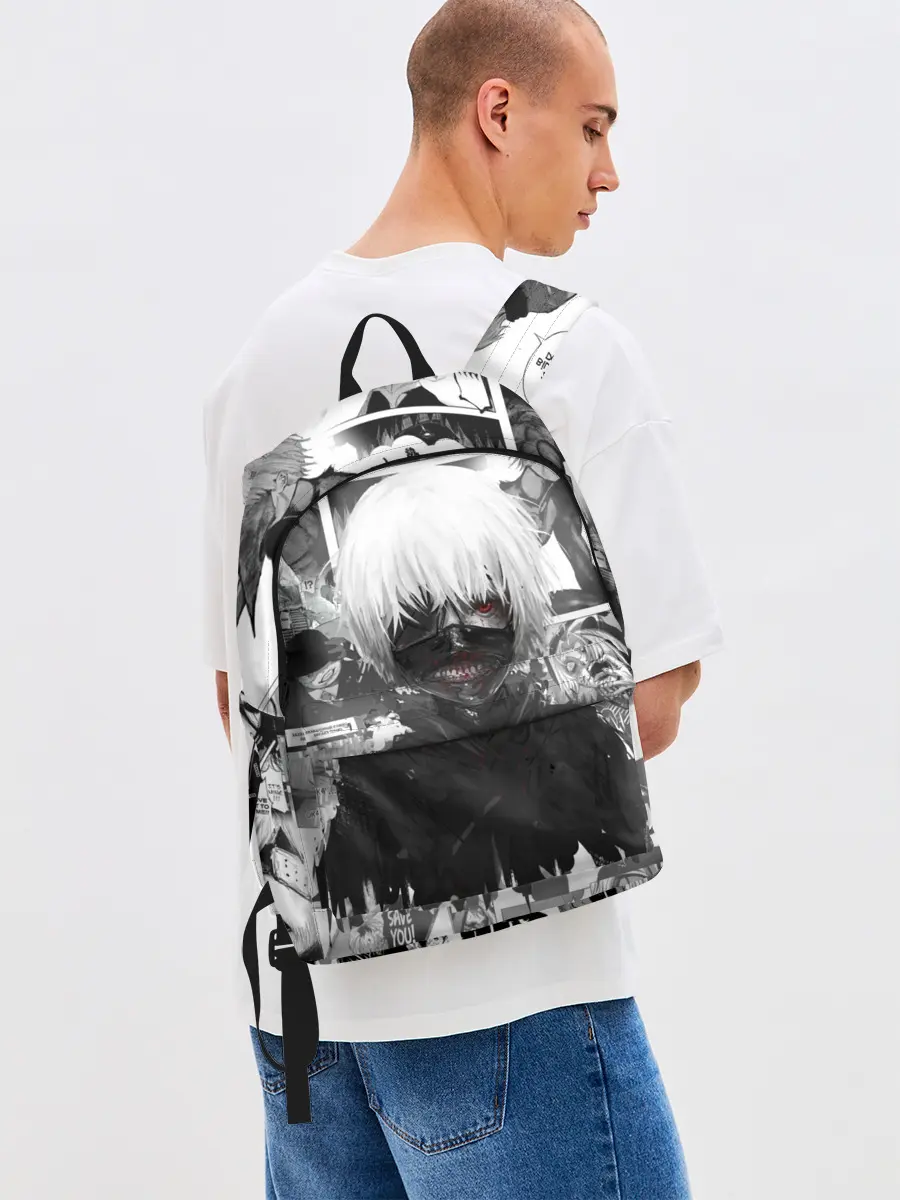 Рюкзак джинсовый / Токийский гуль манга