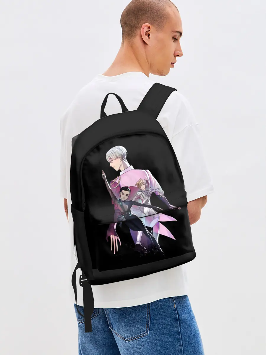 Рюкзак джинсовый / Yuri on Ice_2