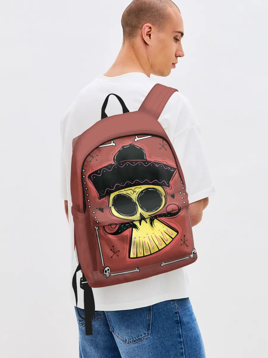 Рюкзак джинсовый / Dia de los Muertos