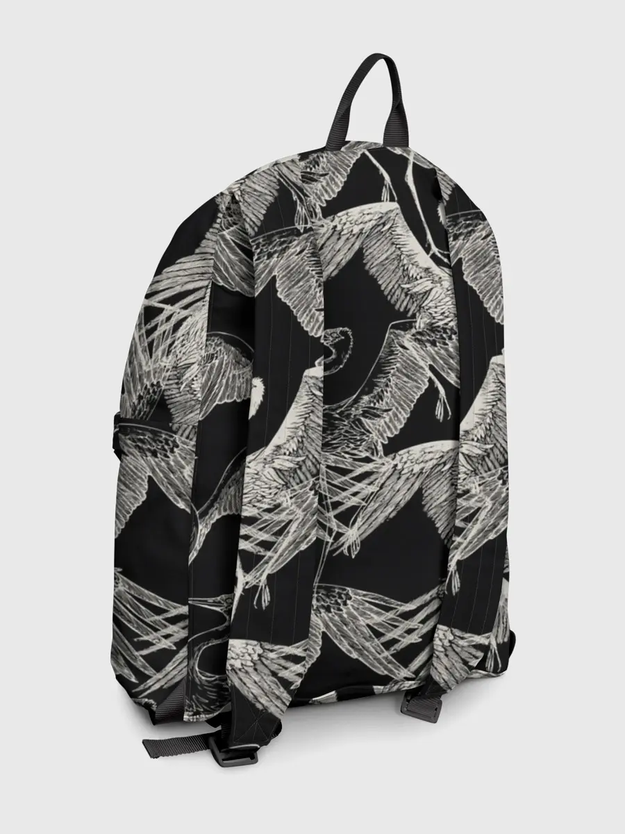 Рюкзак джинсовый / Белые Птицы