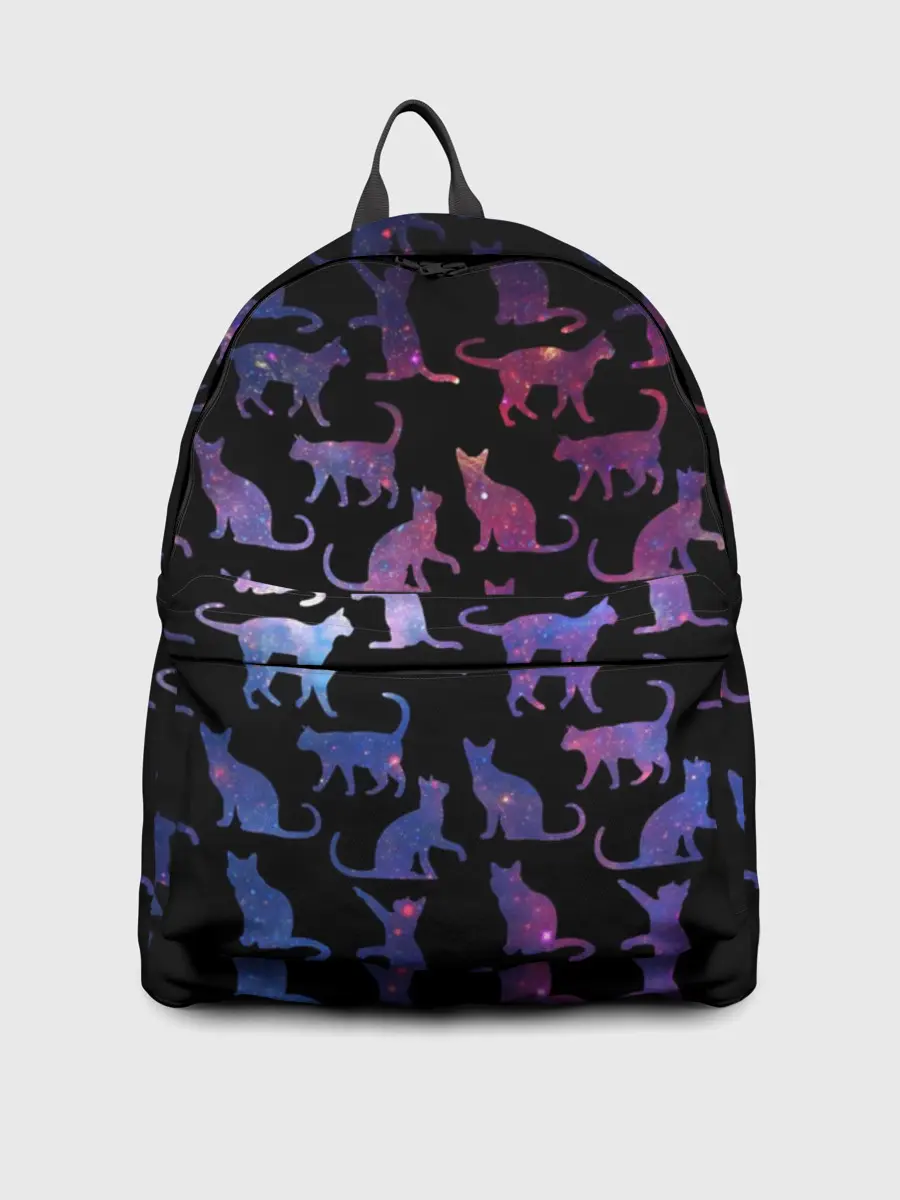 Рюкзак джинсовый / Космические Коты