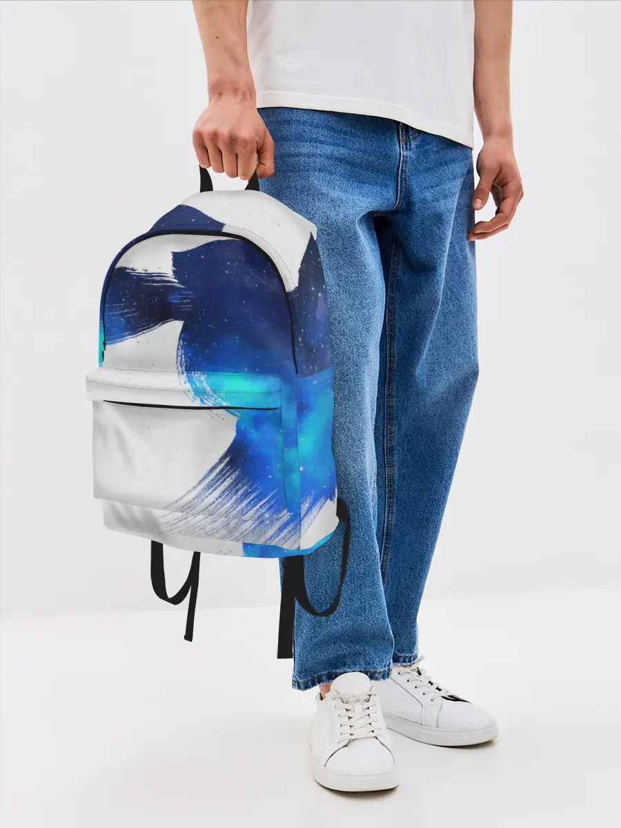 Рюкзак джинсовый / Космос