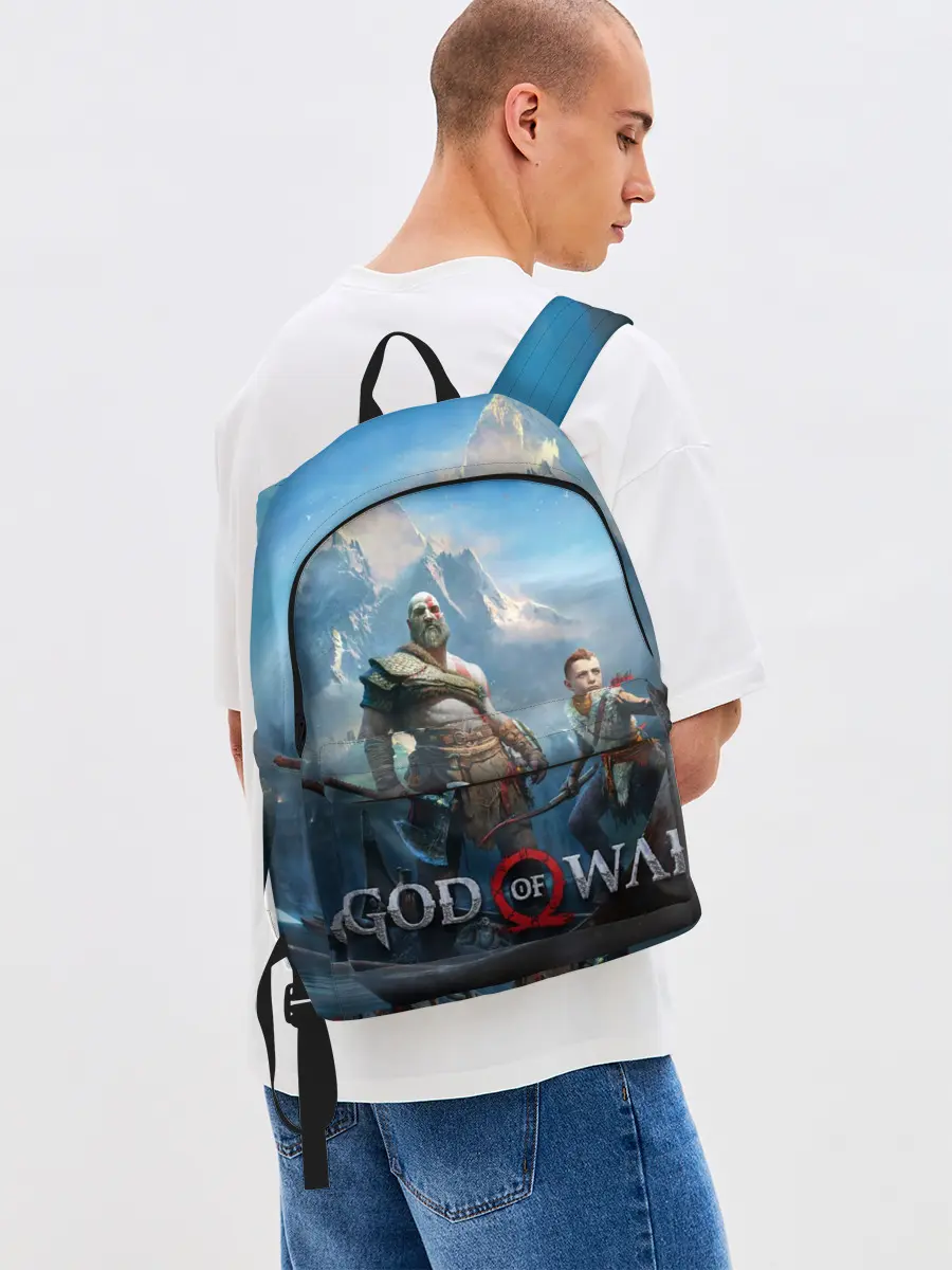 Рюкзак джинсовый / God of War