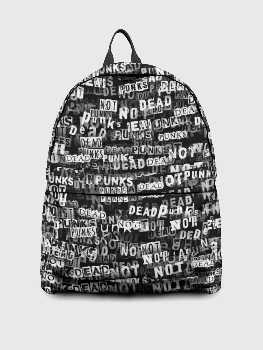 Рюкзак джинсовый / Punks no dead