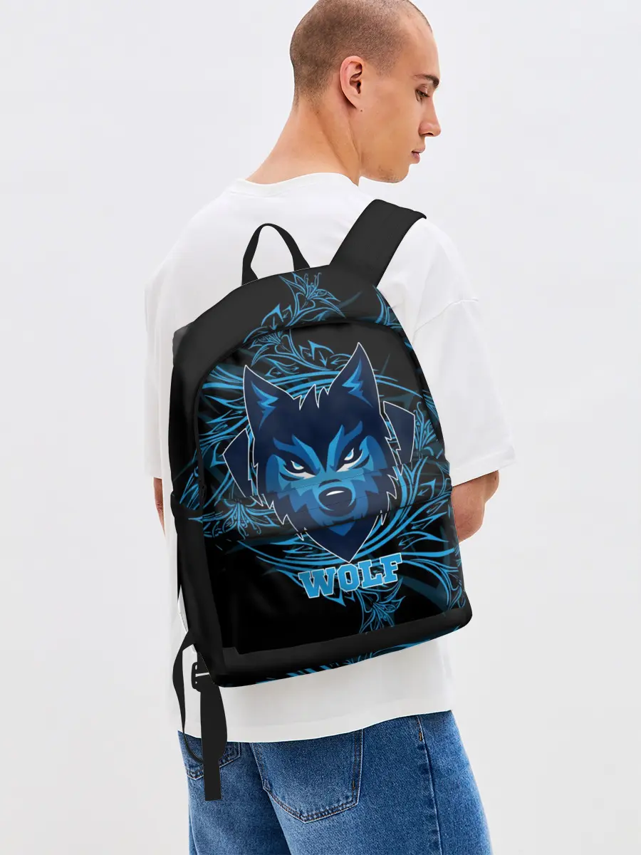 Рюкзак джинсовый / Wolf