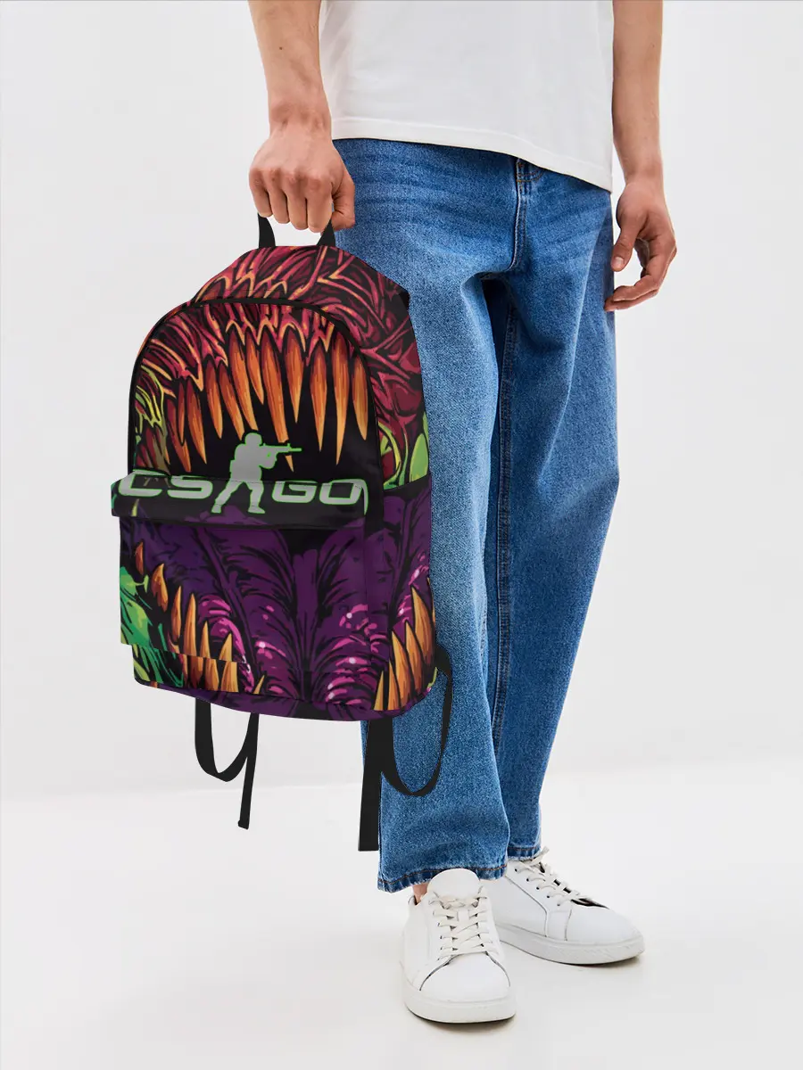 Рюкзак джинсовый / CS GO Huper beast