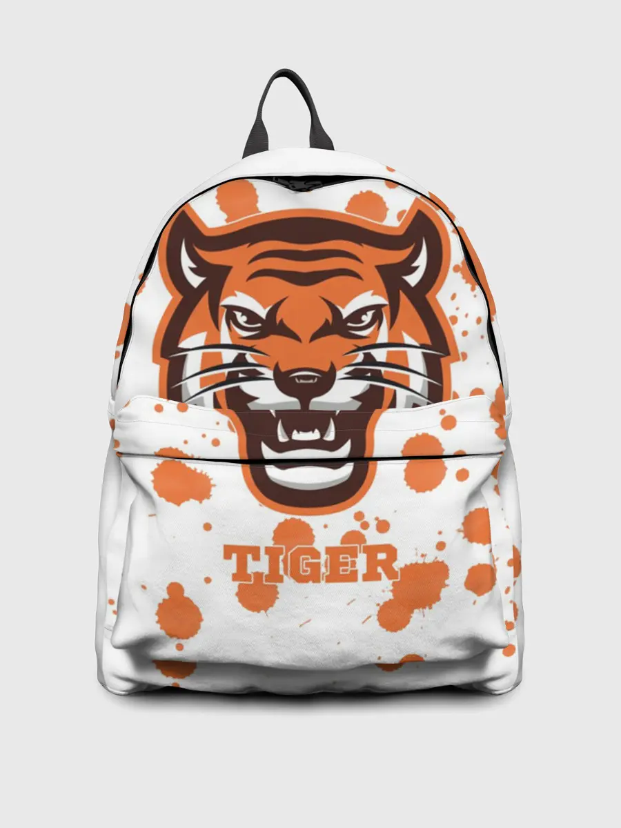 Рюкзак джинсовый / Огненный тигр