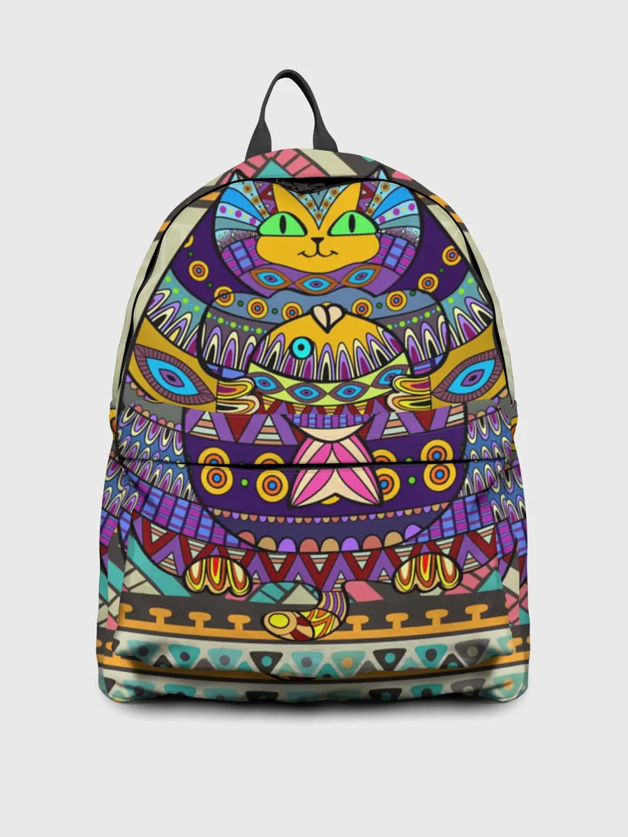 Рюкзак джинсовый / Кот 3