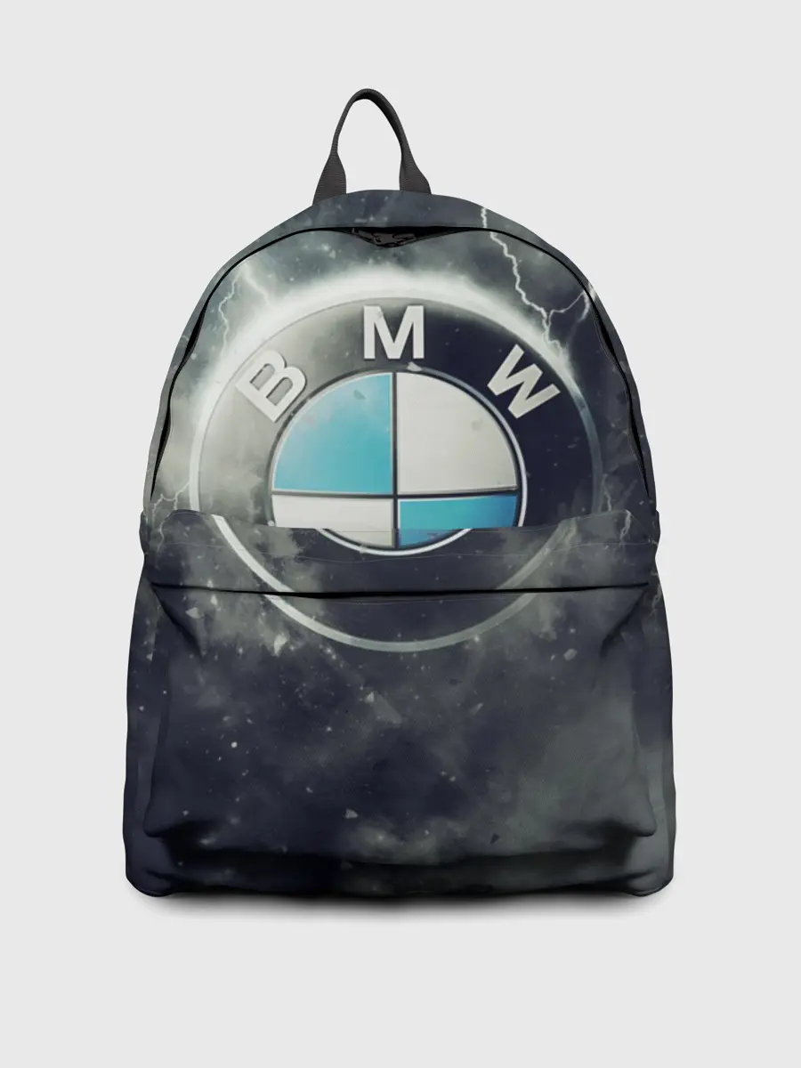 Рюкзак джинсовый / Логотип BMW