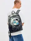 Рюкзак джинсовый / Логотип BMW