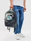 Рюкзак джинсовый / Логотип BMW