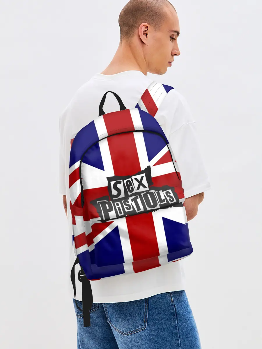 Рюкзак джинсовый / Sex Pistols