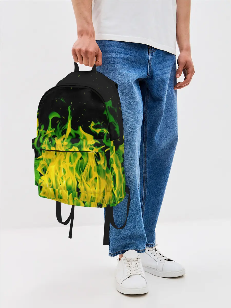 Рюкзак джинсовый / Дикий огонь