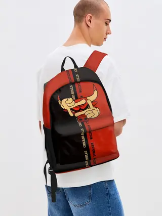 Рюкзак джинсовый / NBA. Chicago bulls