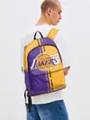 Рюкзак джинсовый / Los angeles lakers. NBA