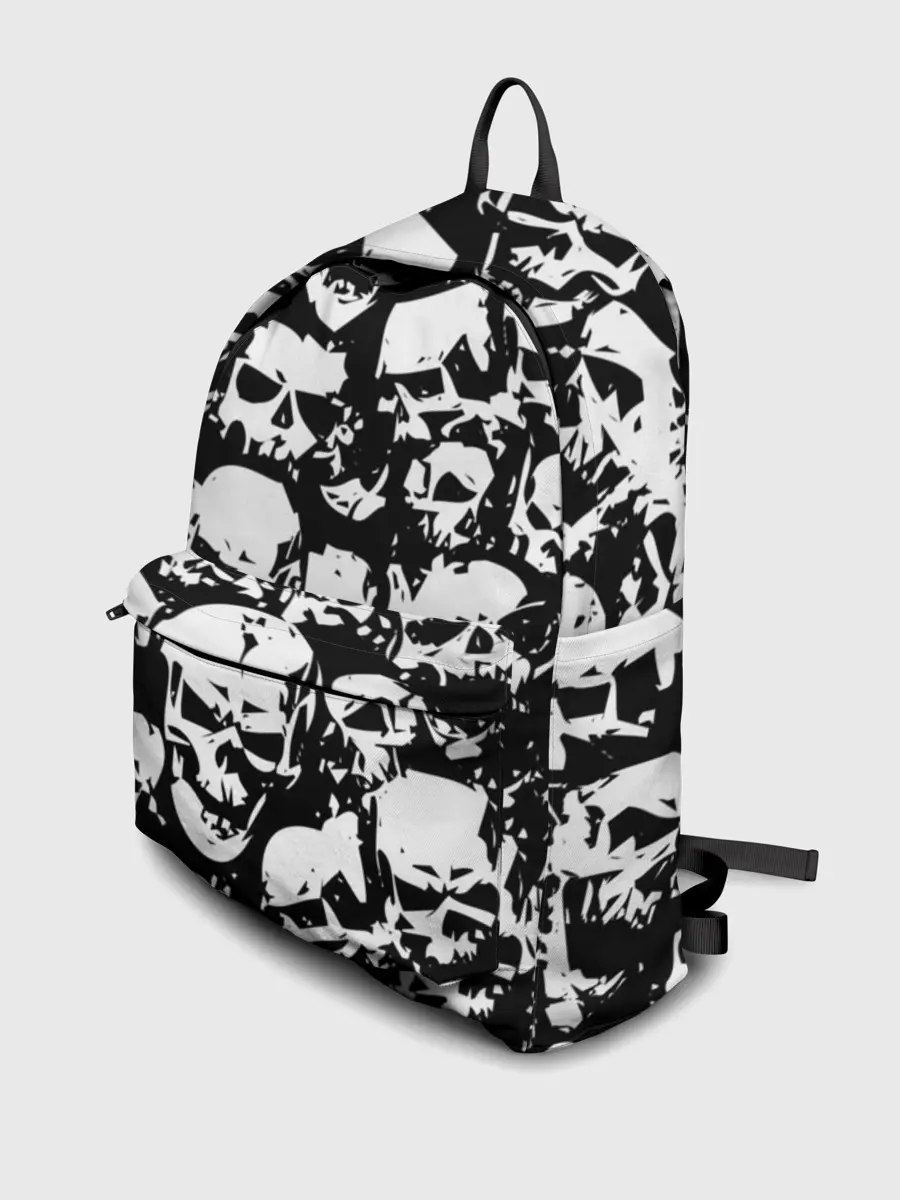 Рюкзак джинсовый / черепа