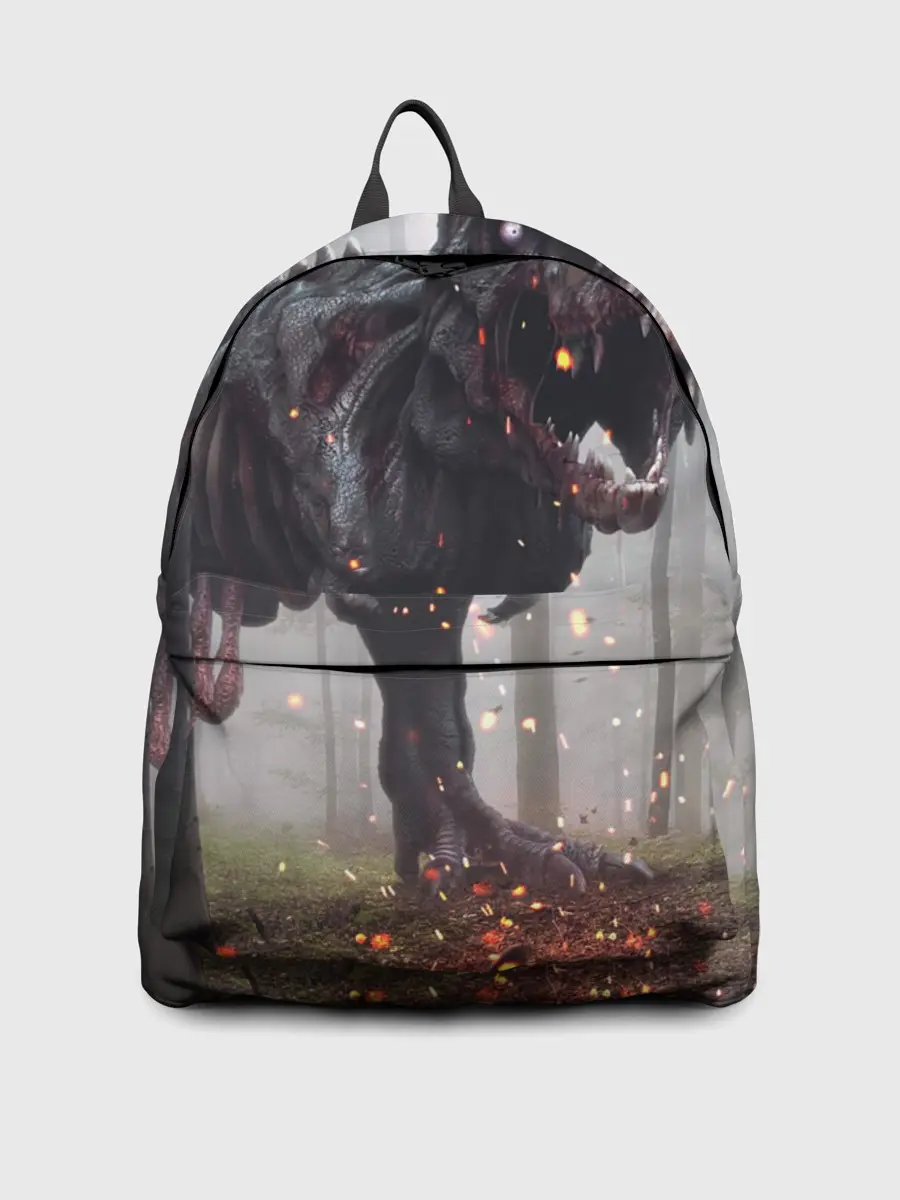 Рюкзак джинсовый / мир юрского периода