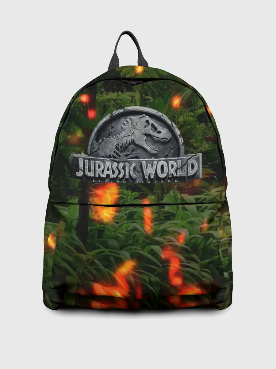 Рюкзак джинсовый / мир юрского периода