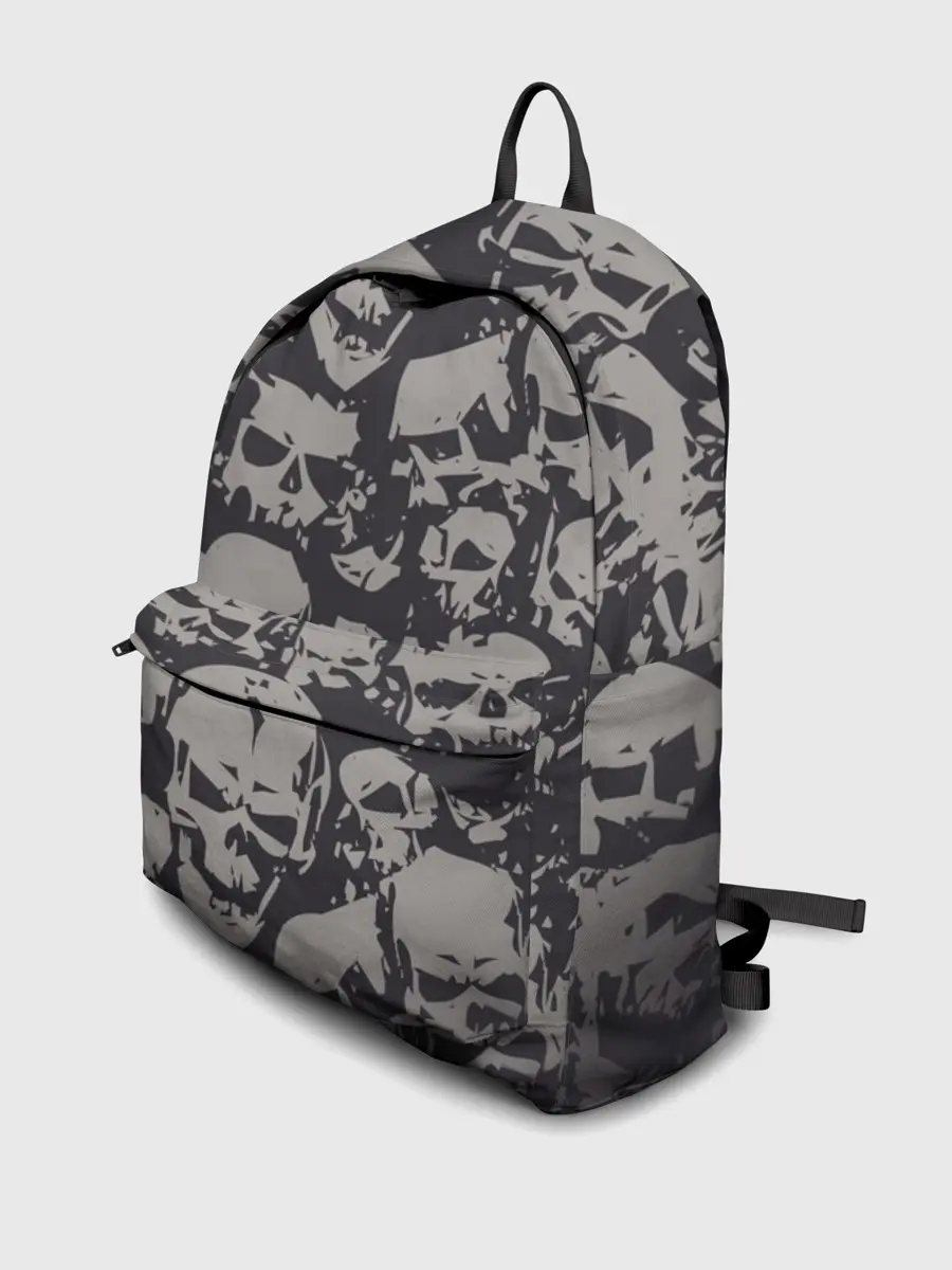 Рюкзак джинсовый / Черепа