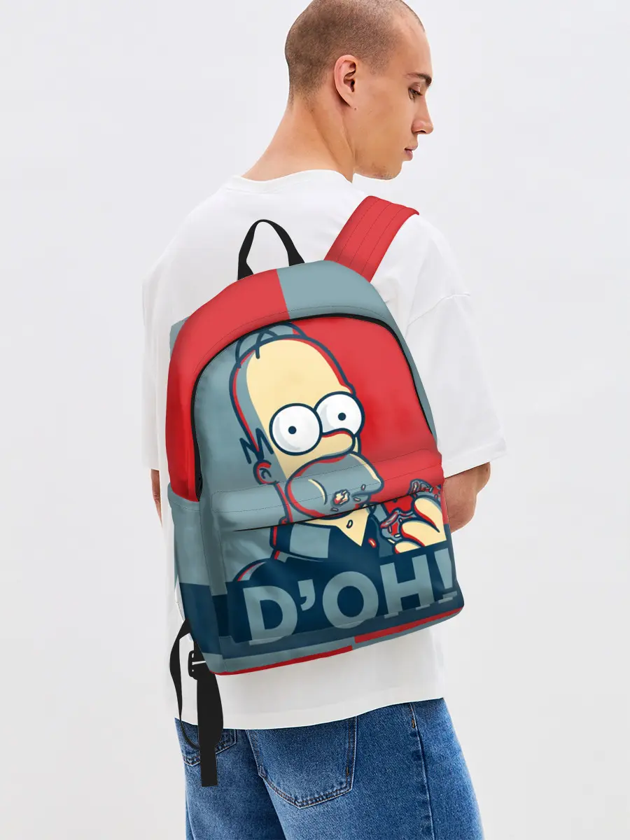 Рюкзак джинсовый / Homer Simpson