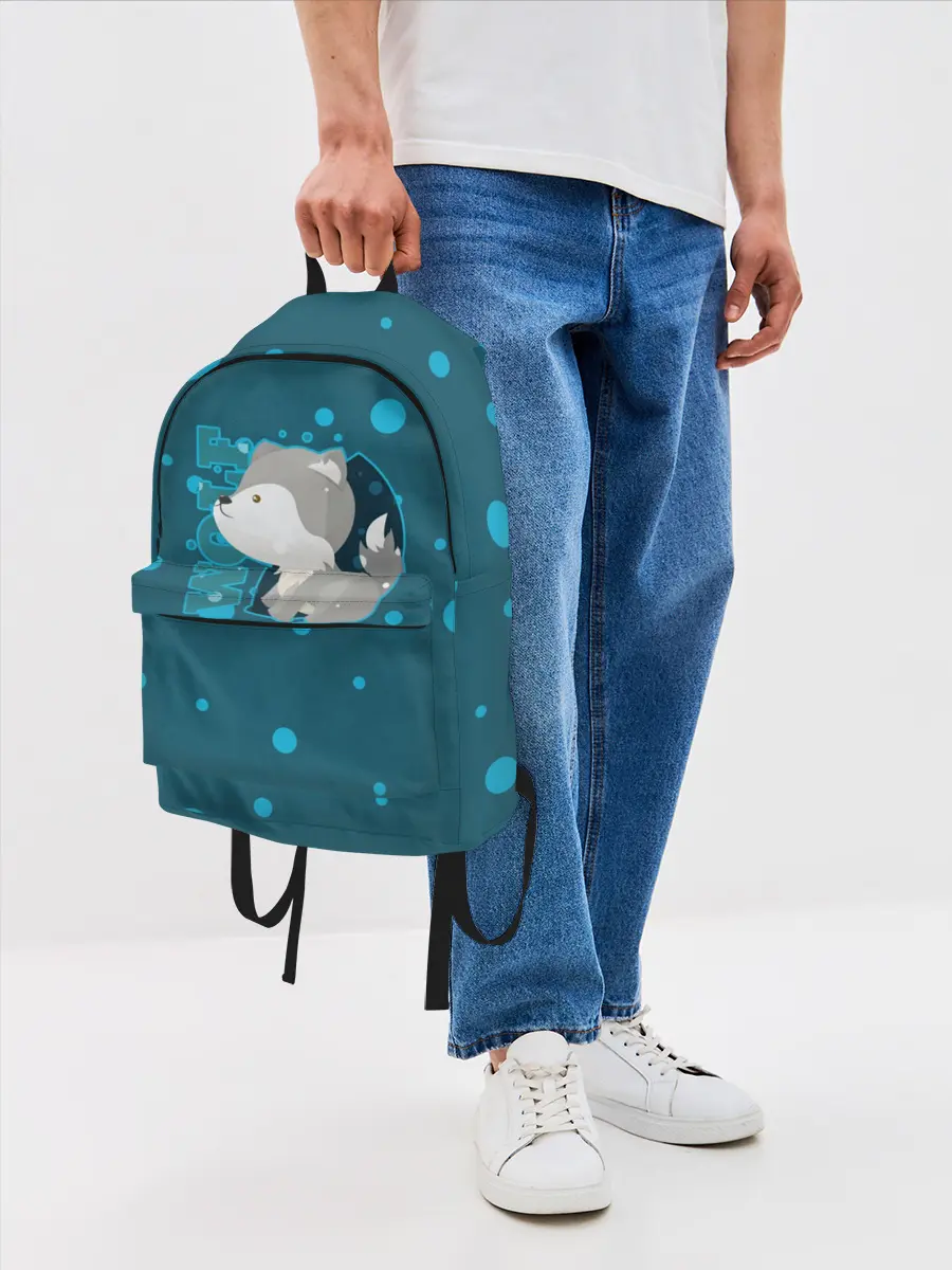 Рюкзак джинсовый / Wolf