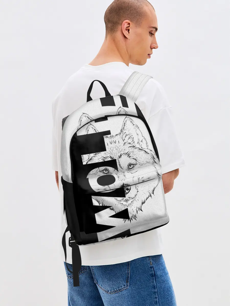 Рюкзак джинсовый / Wolf
