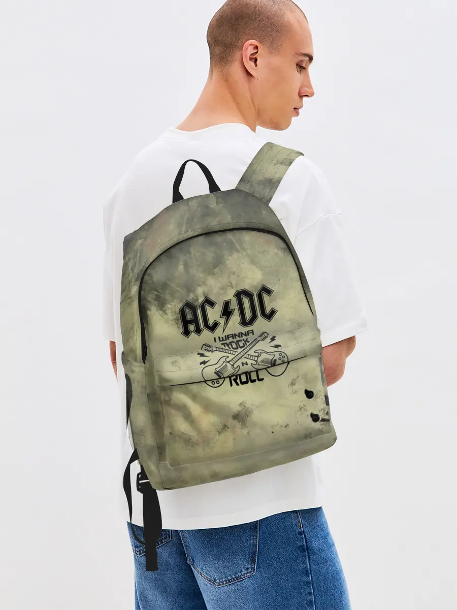 Рюкзак джинсовый / AC DC