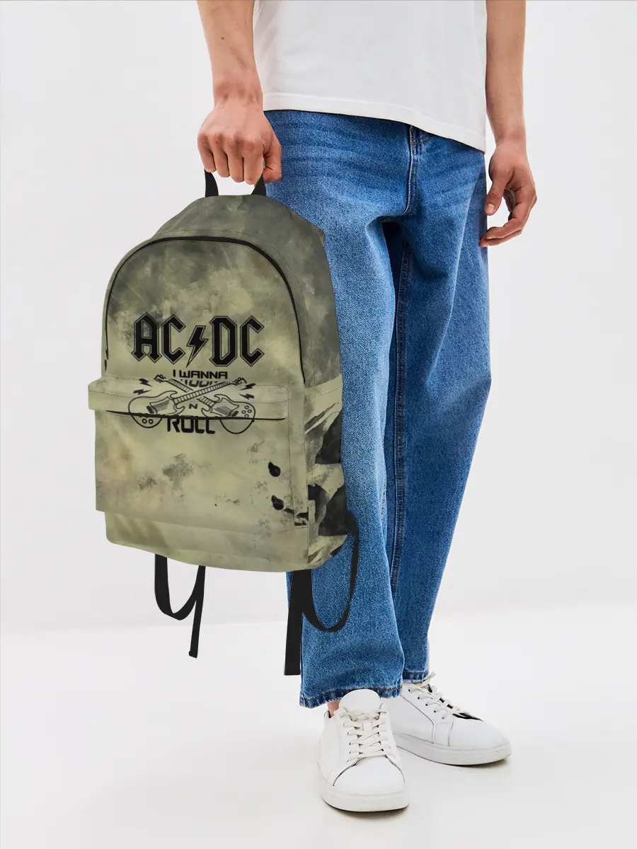 Рюкзак джинсовый / AC DC