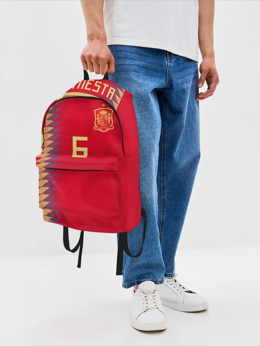 Рюкзак джинсовый / Iniesta home WC 2018