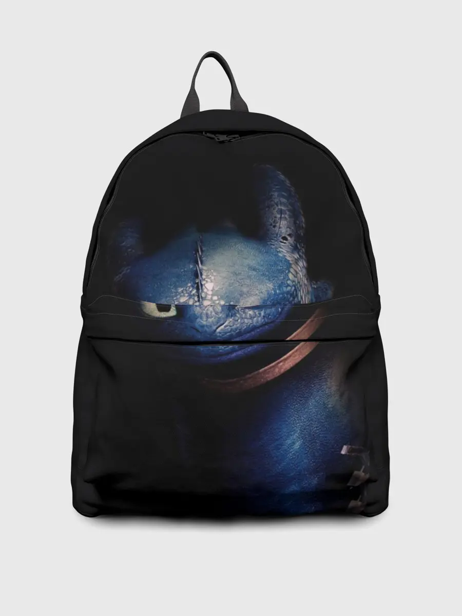 Рюкзак джинсовый / как приручить дракона