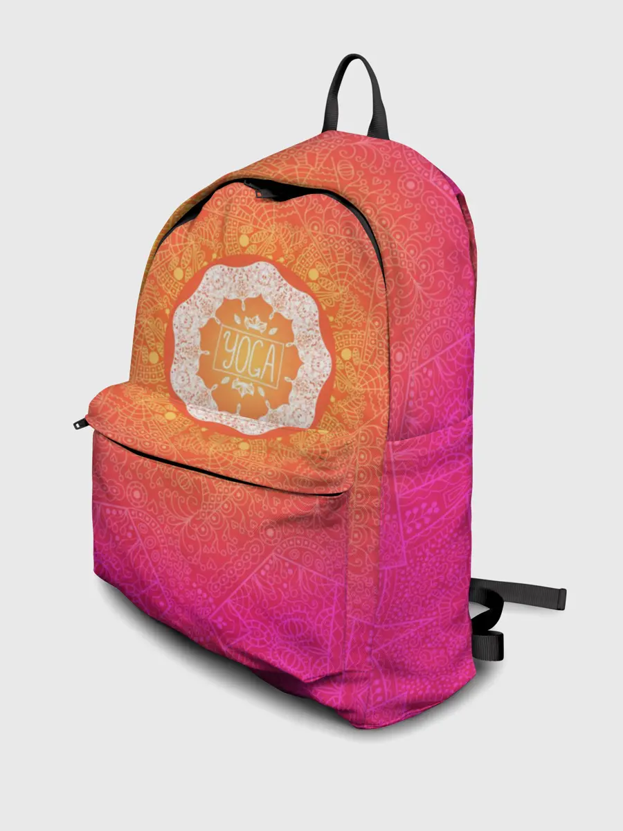 Рюкзак джинсовый / Солнечная мандала