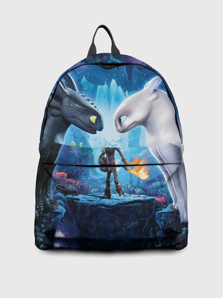 Рюкзак джинсовый / как приручить дракона