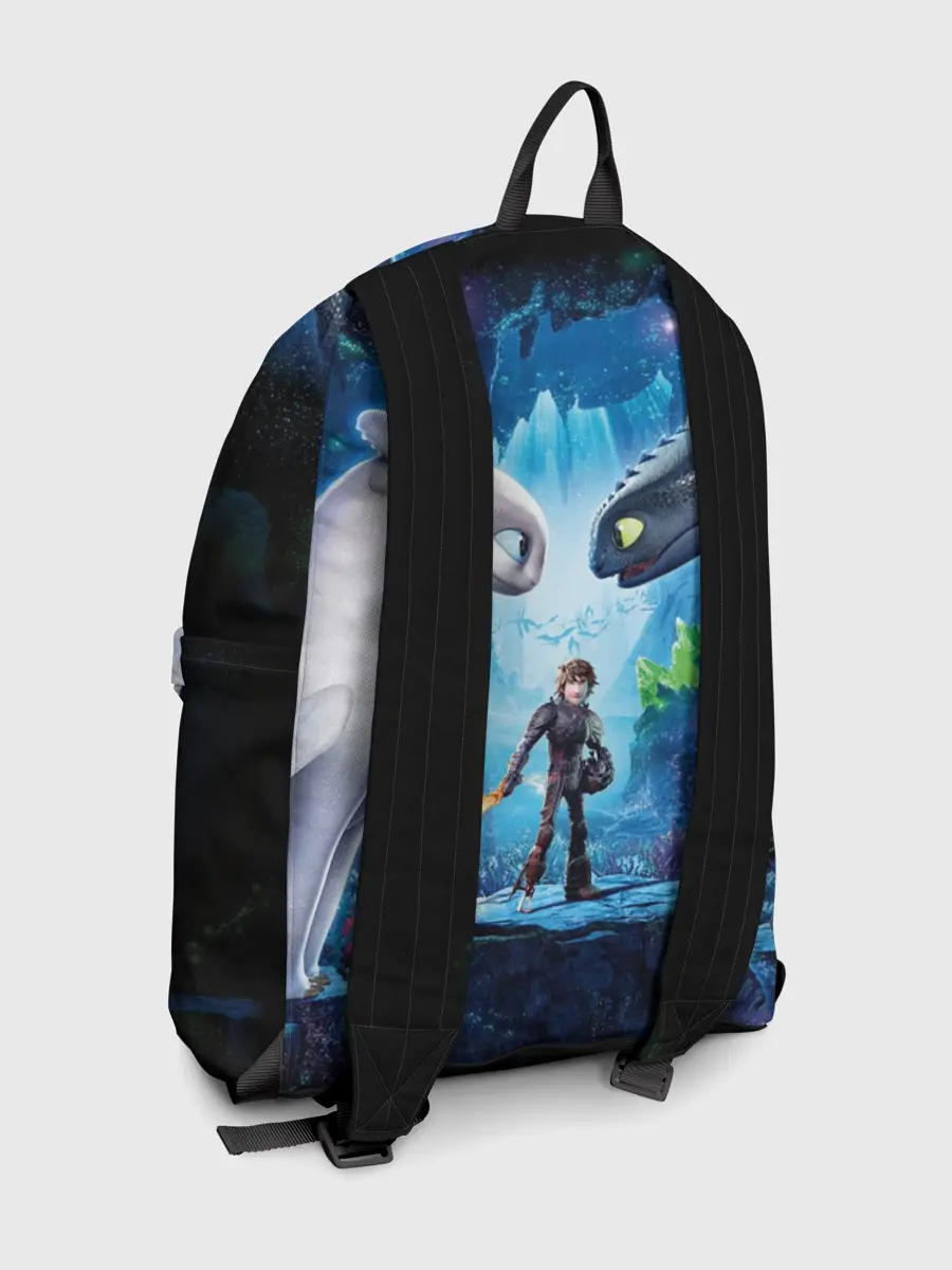 Рюкзак джинсовый / как приручить дракона