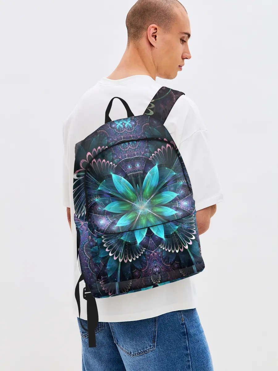 Рюкзак джинсовый / Астральная мандала