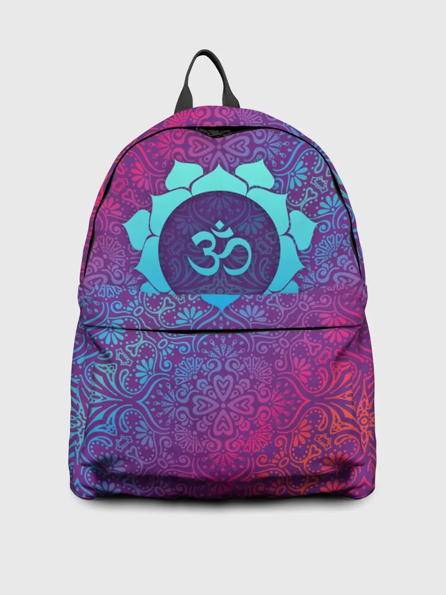 Рюкзак джинсовый / Роскошный Ом