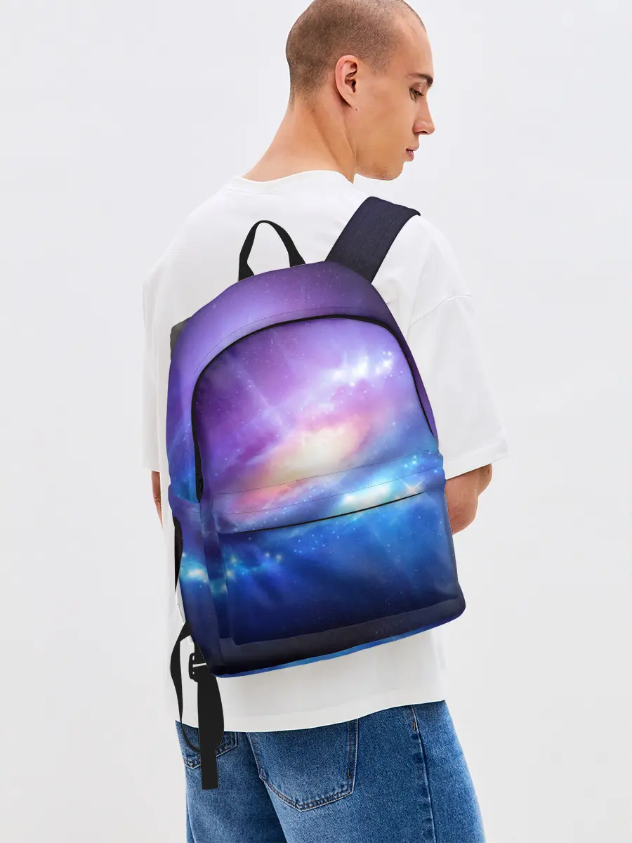 Рюкзак джинсовый / Абстракция космоса
