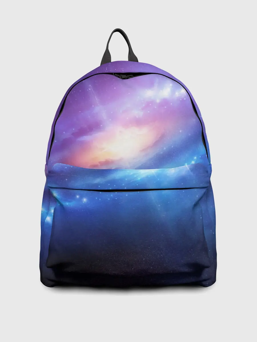 Рюкзак джинсовый / Абстракция космоса