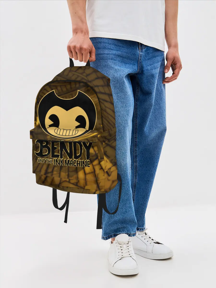 Рюкзак джинсовый / Bendy and the ink machine