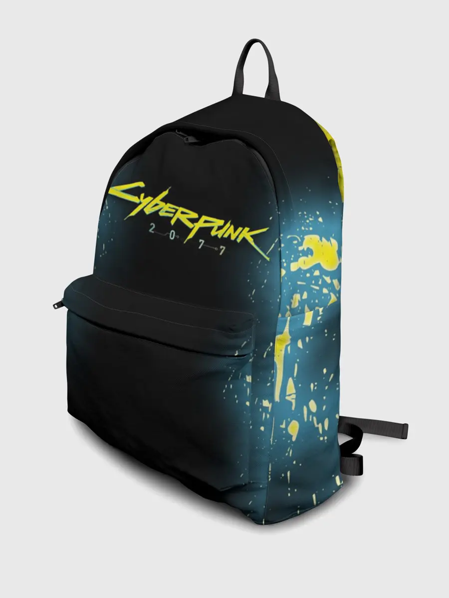 Рюкзак джинсовый / CYBERPUNK 2077 | КИБЕРПАНК 2077