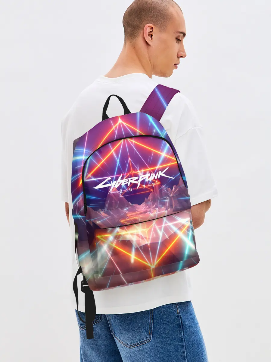 Рюкзак джинсовый / Cyber Punk 2077