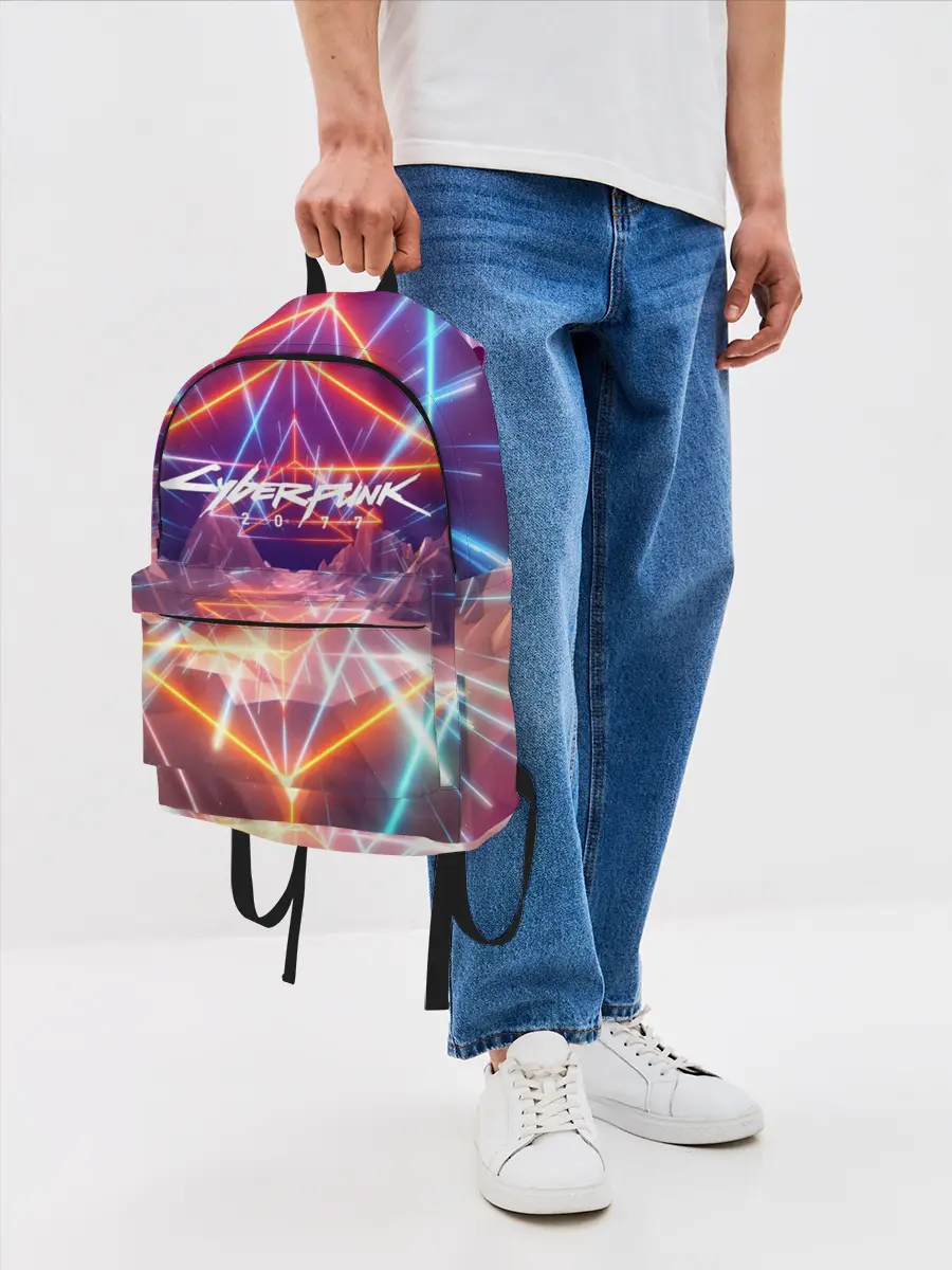 Рюкзак джинсовый / Cyber Punk 2077