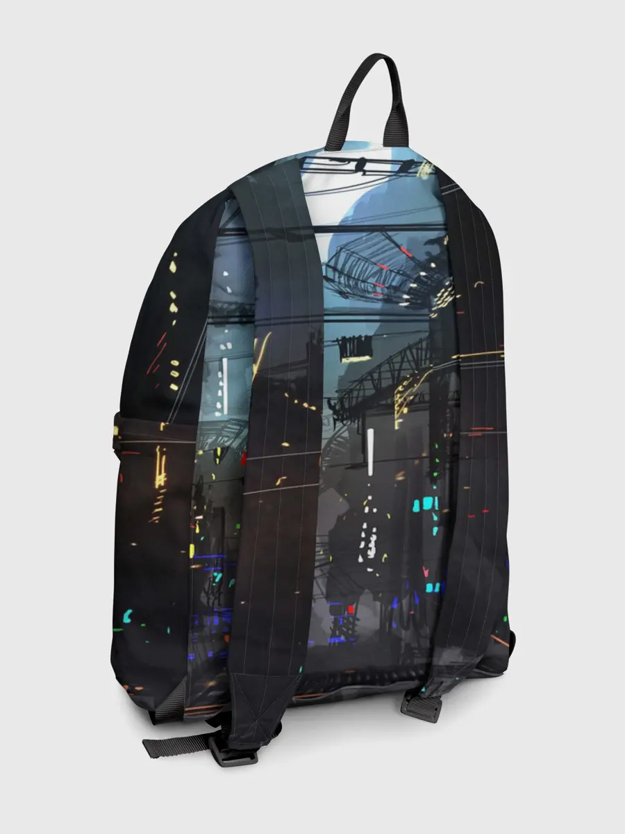 Рюкзак джинсовый / Cyber Punk 2077