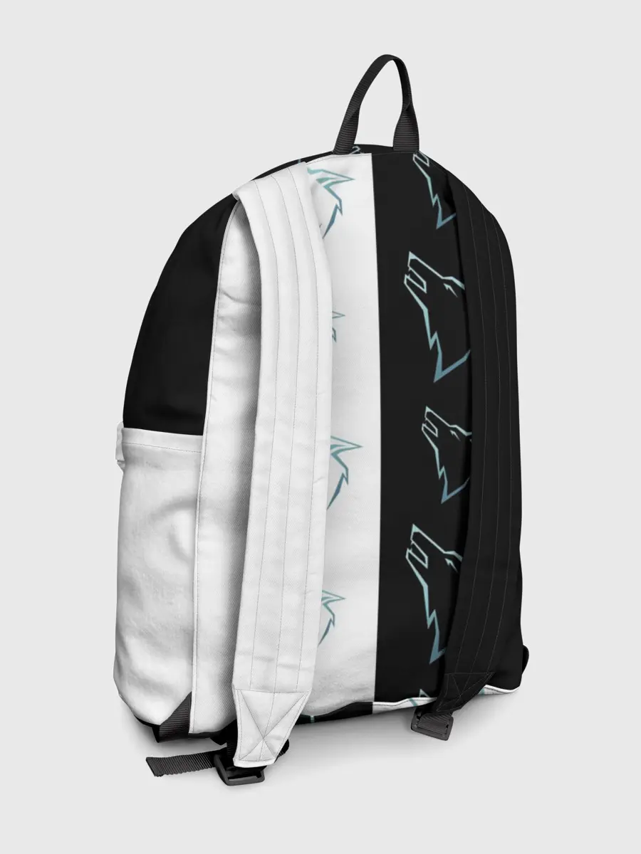 Рюкзак джинсовый / Волк среди волков