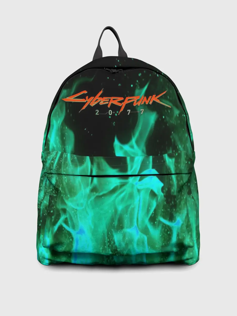 Рюкзак джинсовый / CYBERPUNK 2077 | КИБЕРПАНК 2077