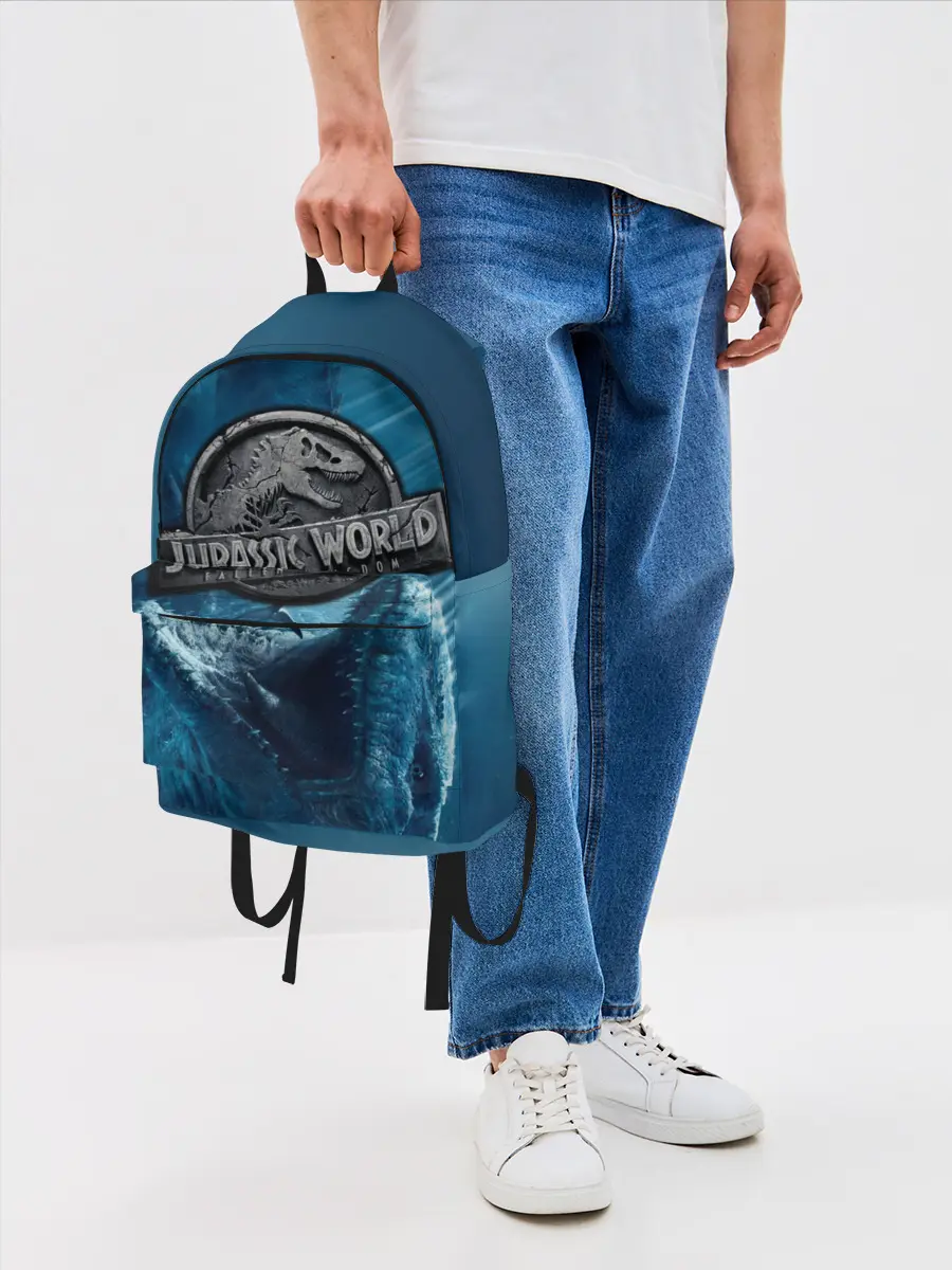 Рюкзак джинсовый / Мир Юрского Периода