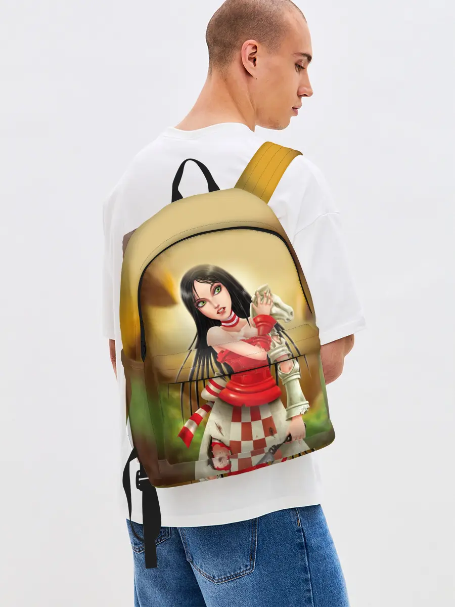 Рюкзак джинсовый / Алиса: безумие возвращается