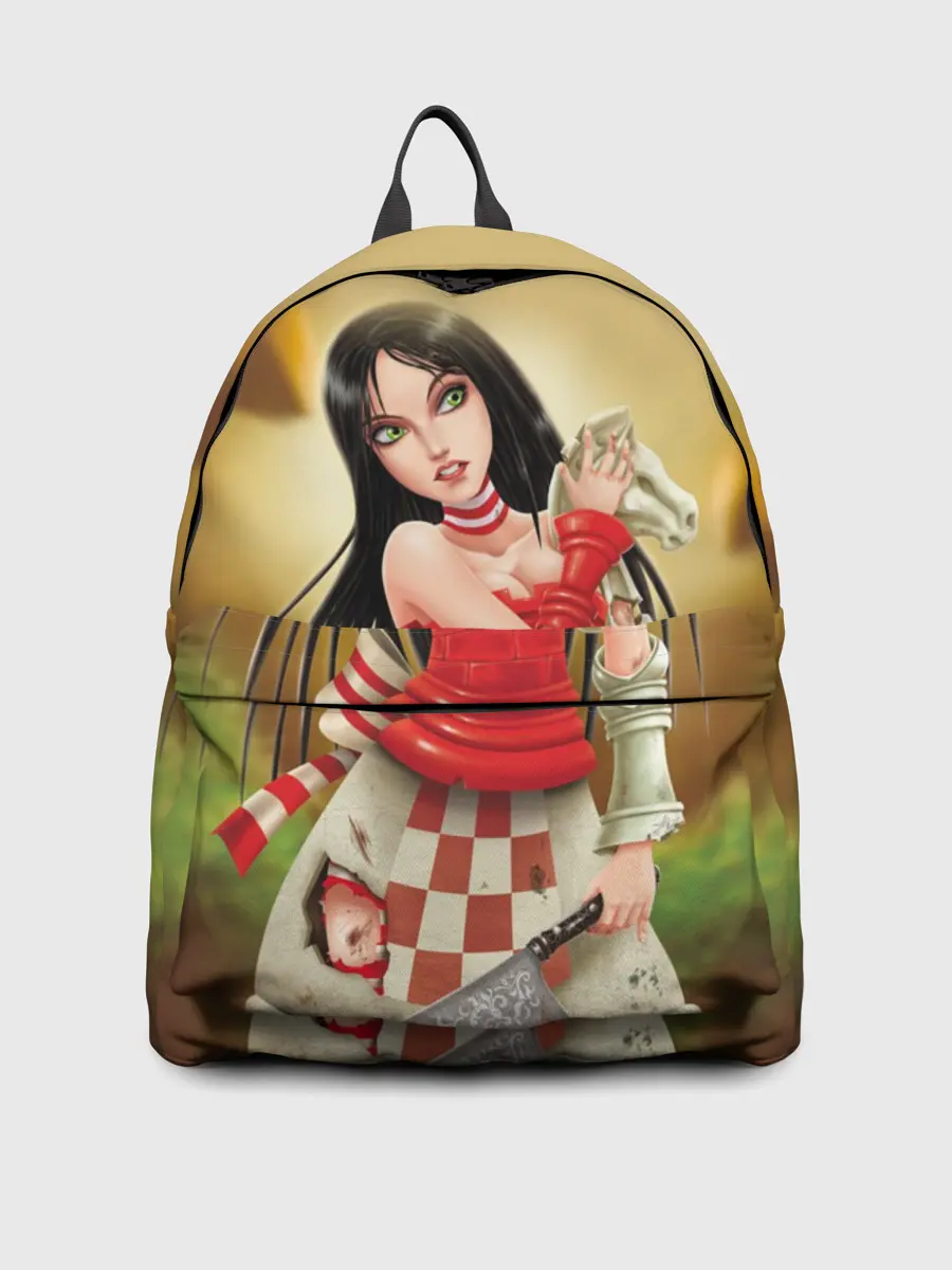 Рюкзак джинсовый / Алиса: безумие возвращается