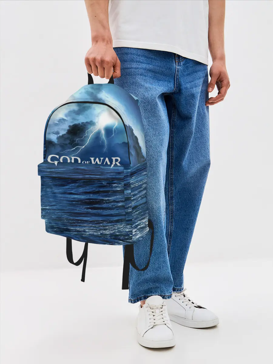 Рюкзак джинсовый / God of WAR