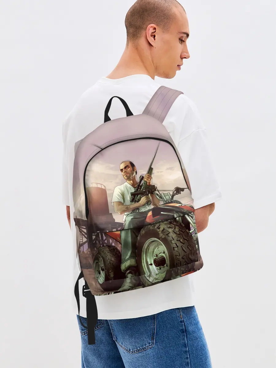 Рюкзак джинсовый / Grand Theft Auto