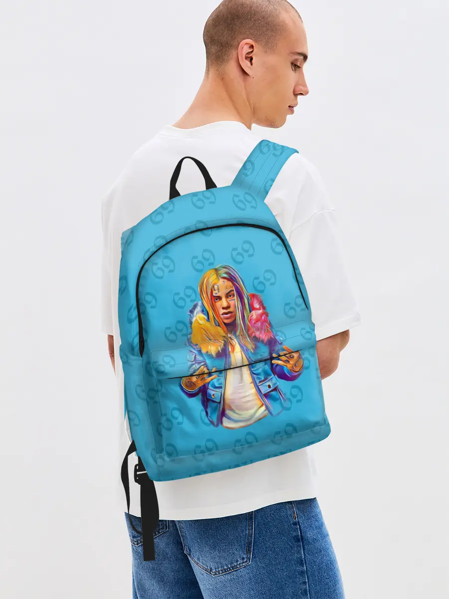Рюкзак джинсовый / 6IX9INE 69